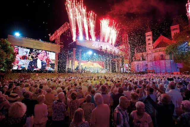 Andre Rieu's concerts in Maastricht attracts hundreds of fans from across the world.