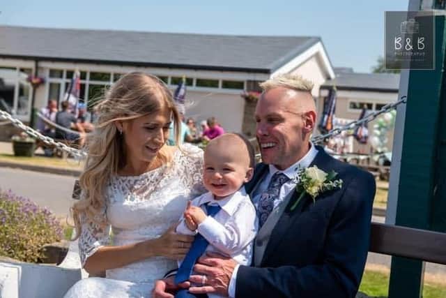 Charlotte Jones married Colin in June but sadly passed away the following week aged just 32 after being diagnosed with Stage 4 Bowel Cancer. Photo submitted