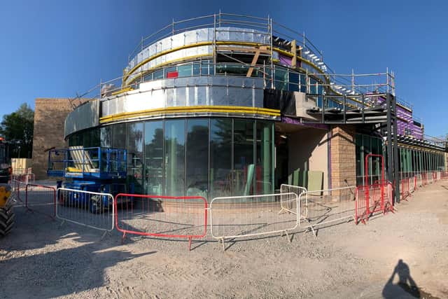 The Christie at Macclesfield centre is nearing completion
