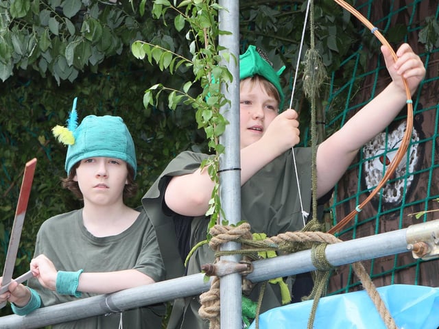 The Scouts' Robin Hood float