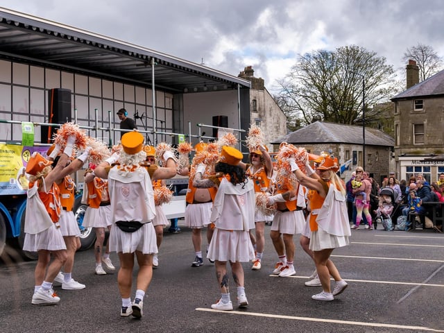The Billerettes performed durign Bucxton's Spring Fair. Pic David Dukesell