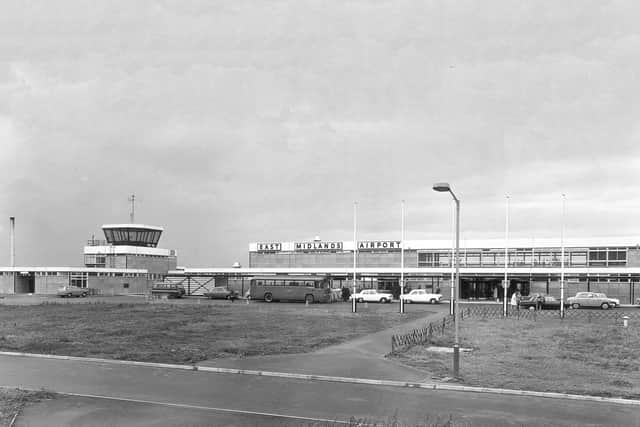 Archive photos form part of the exhibition to mark the airport’s 60th anniversary
