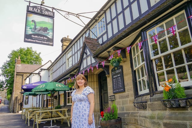 The Old Black Swan reopened in 2023 after a period of closure - and this village pub is housed in a building that was constructed in the 1700s.