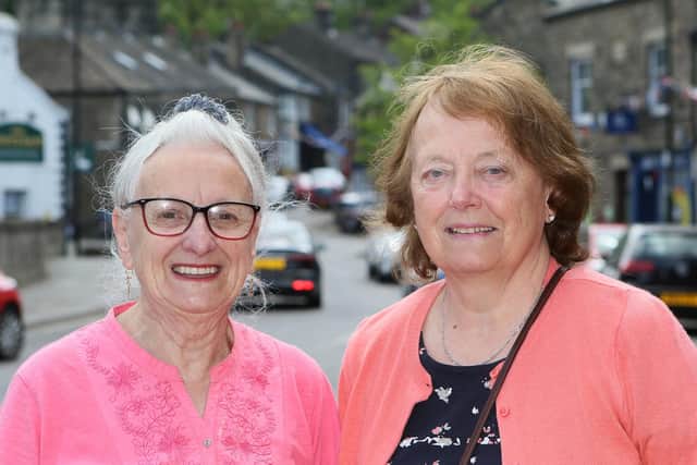 Jill Malzard and Janet Brierley from the Whaley Bridge  Well Dressing Group are appealing for new volunteers. Pic Jason Chadwick