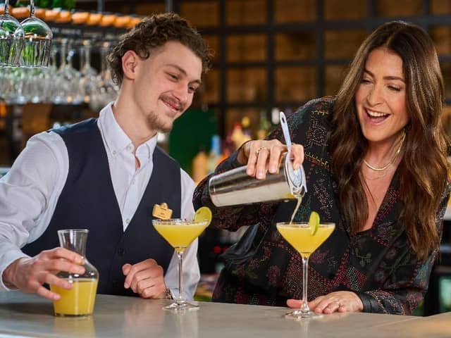 You could be 'mixing' with Lisa Snowdon in this gintastic competition