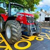 Rick Ellison, landlord of the Anchor Inn, Tideswell  requested a tractor parking space during a refurbishment after noticing tractors not being able to fit in normal parking spaces.