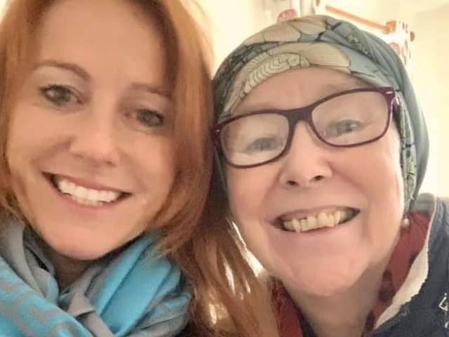 Helen with her mum, Mary Buteux
