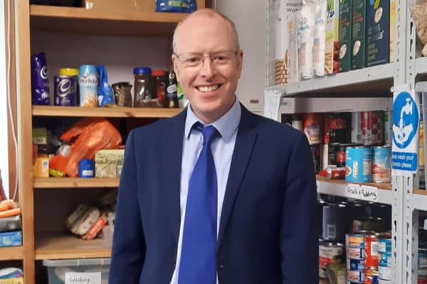 Paul Bohan, head of High Peak Food Bank
