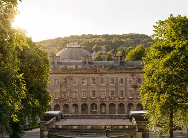 Andrew's shot of Buxton Crescent and the Devonshire Dome