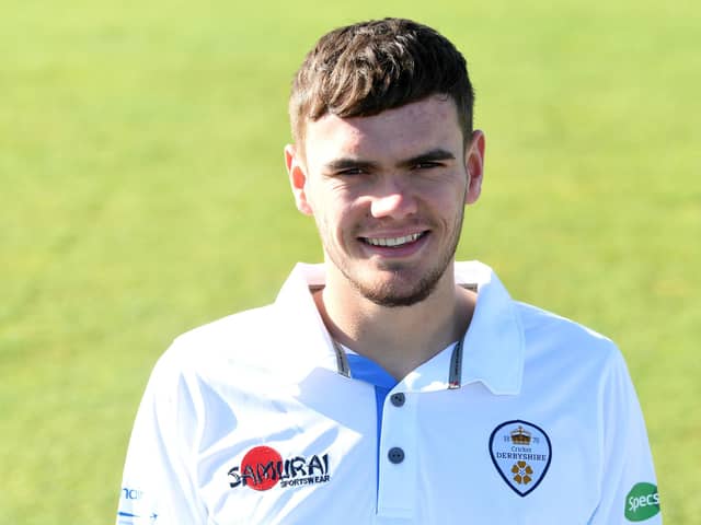 Sam Conners has extended his contract at Derbyshire. (Photo by Gareth Copley/Getty Images)