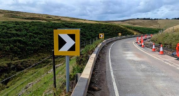 Derbyshire County Council say drainage improvements on the A54 are nearing completion and road improvements are starting soon.