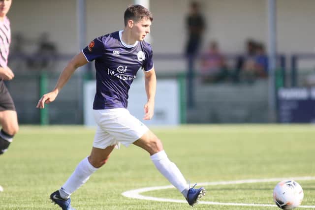 Connor Kirby - last touch for Buxton winner at Spennymoor.