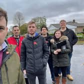 High Peak MP Robert Largan, right, and his supporters will be getting out and about on the doorstep ahead of the next election.