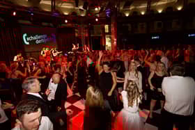 The #ChallengeDerbyshire charity ball was held in Buxton.