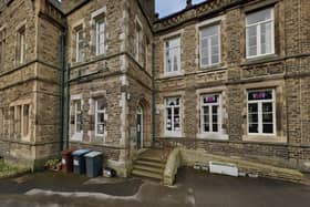 Pictured Is Victoria Hall, On Talbot Street, Glossop