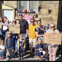 Whaley Bridge protesters speak out against new oil field plans. Pic submitted