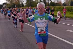 James Horncastle has ran the annual Chester half marathon to raise money for Alzheimer's Society in memory of both his mum who died of dementia and his dad who became a supporter and activist after her death. Pic submitted