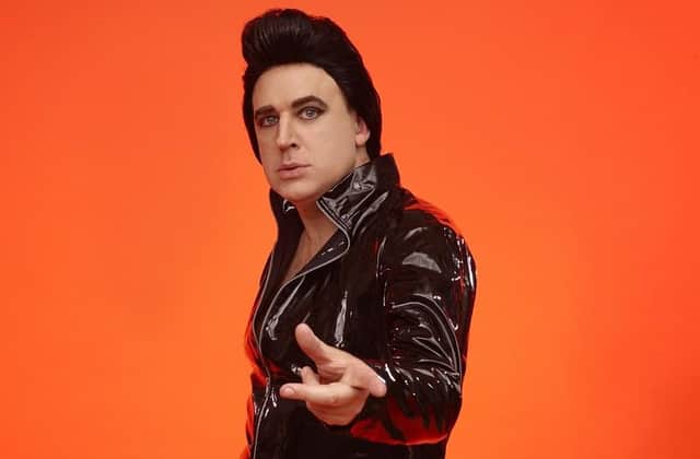 Tim Vine as Plastic Elvis