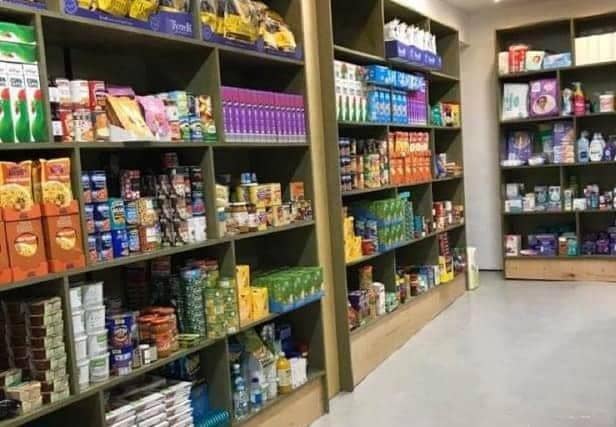 Inside New Mills Community Pantry which will now be offering members different shopping bundles at different prices to suit all budgets. Pic bmit