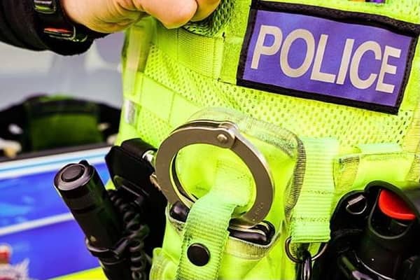 A man was arrested after officers arrived at the address.