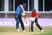 Billy Godleman on his way to a century against Leicestershire (Photo by Tony Marshall/Getty Images)