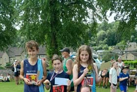 Buxton Juniors at Bakewell Pudding Run. Pi by Oonagh Colebrook.