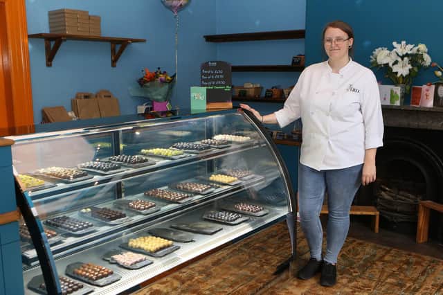 Hot Chocolatier owner Leanne Brocklehurst. Pic Jason Chadwick