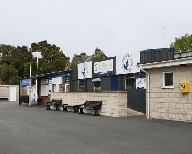 The Silverlands, home of Buxton FC will be having a new building for the shop, canteen and directors lounge