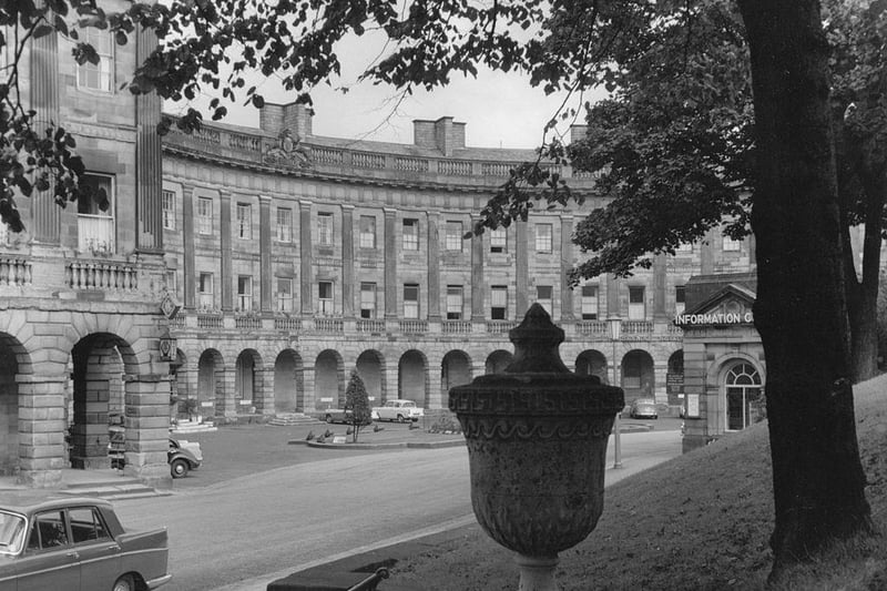 The Crescent with St. Anne's Hotel and the Well House on the extreme right, 1961.