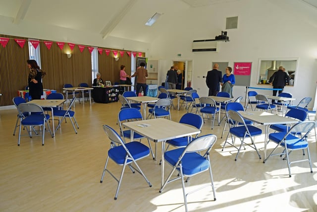 Inside the new £1.1m community centre. Photo Brian Eyre