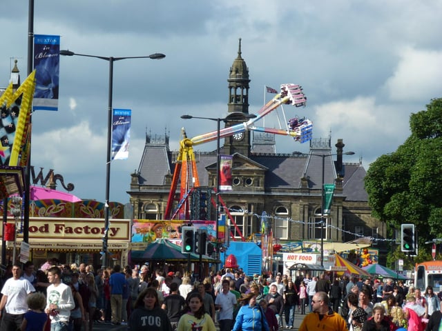 A packed Market Place in 2012