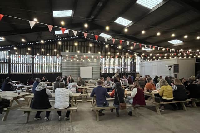 Launch meeting at the Cow Shed Café