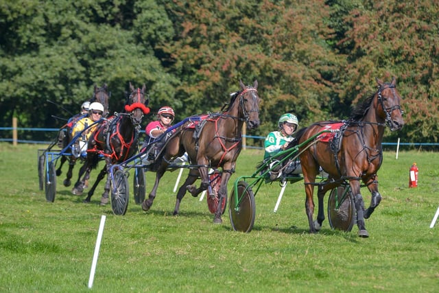 Harness racing at Longnor Races. Photo Brian Eyre