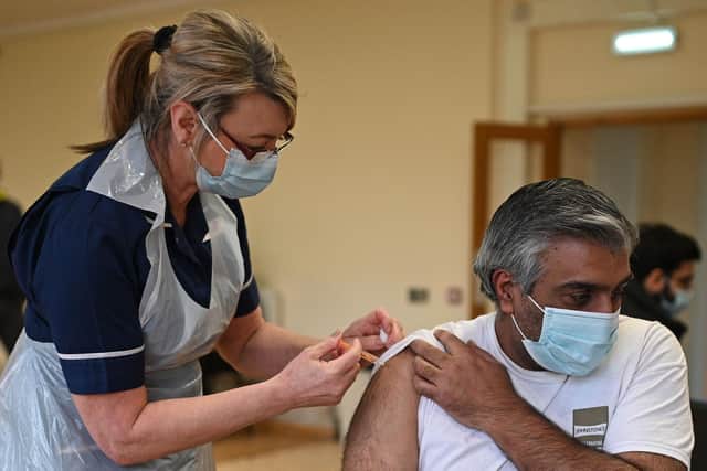 BAME communities across Derbyshire are being assured that the vaccine is safe for them to take. Photo: Oli Scarff/AFP/Getty Images