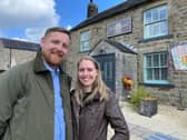 Jenni and Lee Wilson-Hart from the Greyhound Inn will be leaving the popular Peak District pub at the end of November. Photo submitted