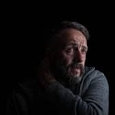 Steve Cowley stars in Battle Cry at High Peak Book Sore & Cafe on July 23 and 24, 2021. Photo by Andrew Cowley.