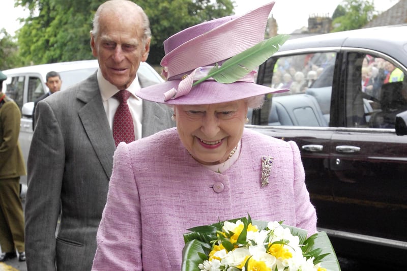 Her Majesty The Queen and His Royal Highness Prince Philip, Duke of Edinburgh, begin their day in Alnwick on June 22, 2011, at the official opening of Alnwick Youth Hostel.