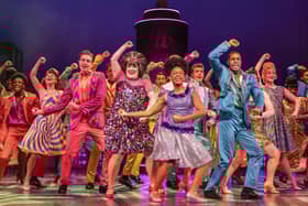 The cast of Hairspray The Musical at Buxton Opera House. Picture: Pamela Raith