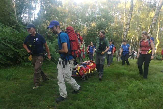The busy weekend started just before noon on Saturday, September 2, when the Edale Mountain Rescue team were called to assist Derbyshire Constabulary with a search for a missing vulnerable person in the Eyam area. The team attended six more calls over the weekend.
