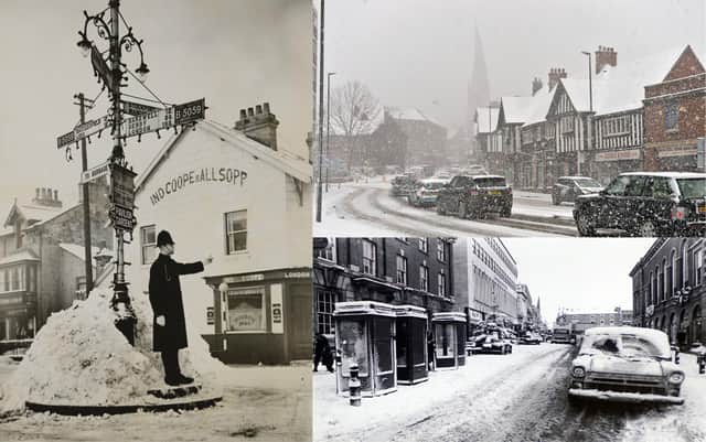 Snow fall through the years in Derbyshire