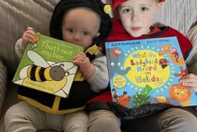 Archie and Toby are little cuties on World Book Day. Photo by Steph Ryder