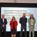 Labour's Claire Ward (Centre) Is the Mayor For The East Midlands