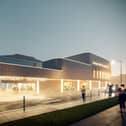 An artist's impression of how the new building will look.