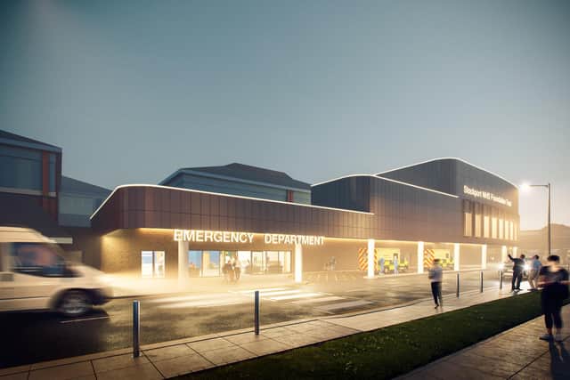 An artist's impression of how the new building will look.