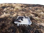 Mountain Rescuers helping with a large moorland fire at Rushup Edge found a barbecue at the scene.