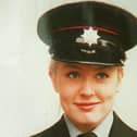 Former Derbyshire firefighter Fleur Lombard, who died 26 years ago.