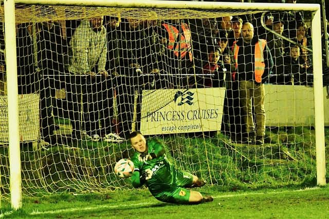 Dylan Forth - March Goalkeeper of the Month award winner - photo by John Fryer.