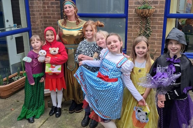 Fairytales and princesses. Photo Buxton Junior School