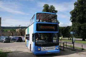 The popular open top buses will be returning to the Peak District from next month.  Credit: James Salt