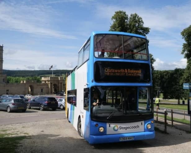The popular open top buses will be returning to the Peak District from next month.  Credit: James Salt